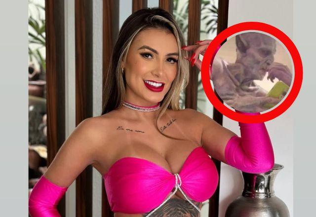 Andressa Urach viraliza ao compartilhar meme polêmico