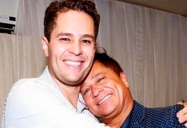 Leonardo com o filho, Pedro Leonardo