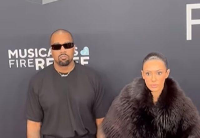 Kanye West e esposa