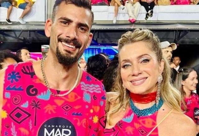 Nizam e Letícia Spiller no Carnaval de 2024