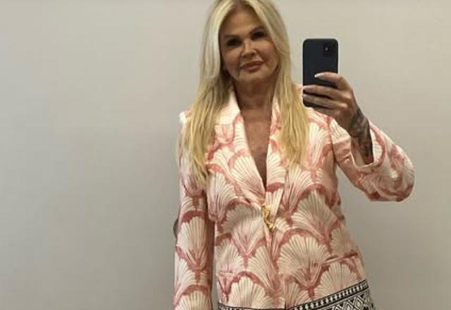 Monique Evans e Bárbara em foto