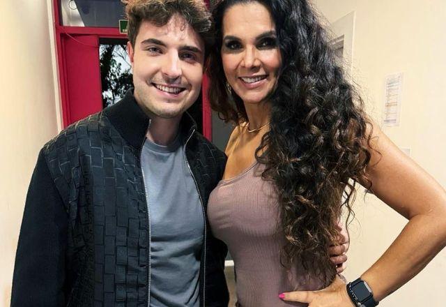 Luiza Ambiel e João Augusto Liberato em foto