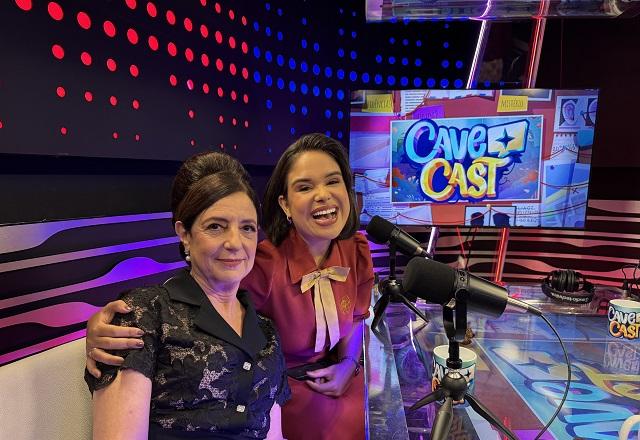 Clarice Niskier, Pamella Machado, Nicholas Torres e Laura Castro no CaveCast