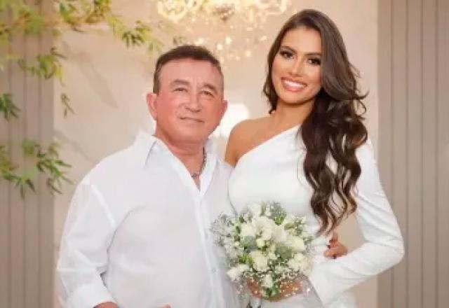 A influenciadora Calita e Amado Batista
