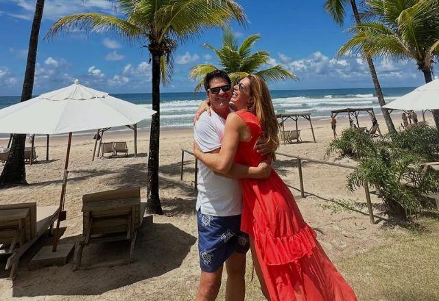 Elaine Mickely e Cesar Filho