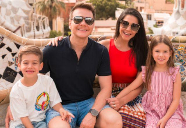 Michel Teló, Thais Fersoza e filhos
