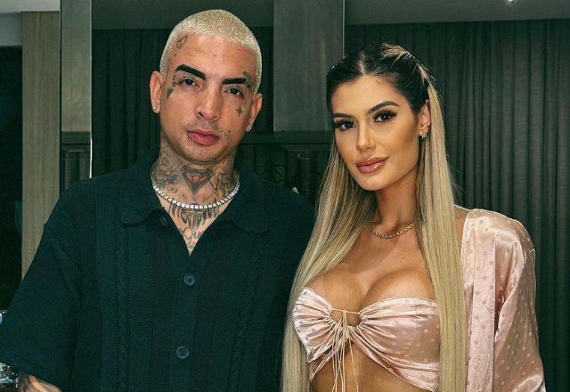 MC Guimê e Fernanda Stroschein em foto
