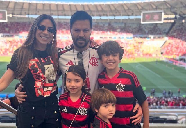 Patricia Abravanel com a família