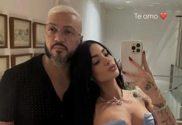 Belo e Rayane Figliuzzi