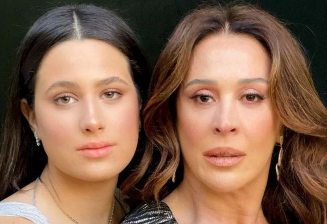 Claudia Raia e a filha Sophia