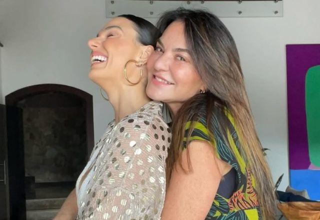 Isis Valverde exalta laço com o filho e a mãe: 'Muito especial'