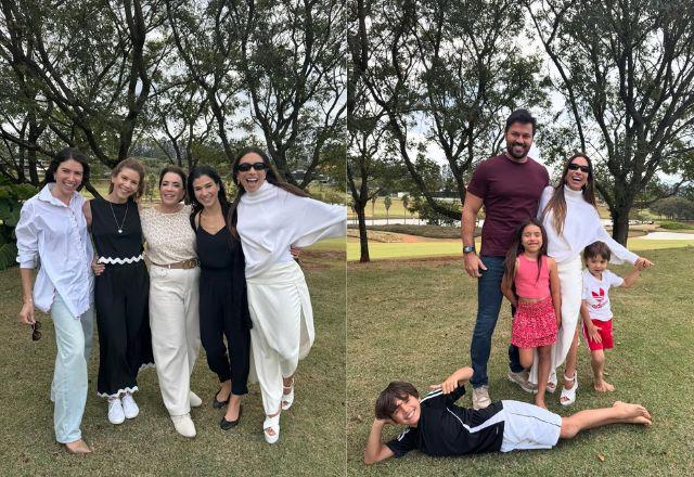 Patricia Abravanel e família