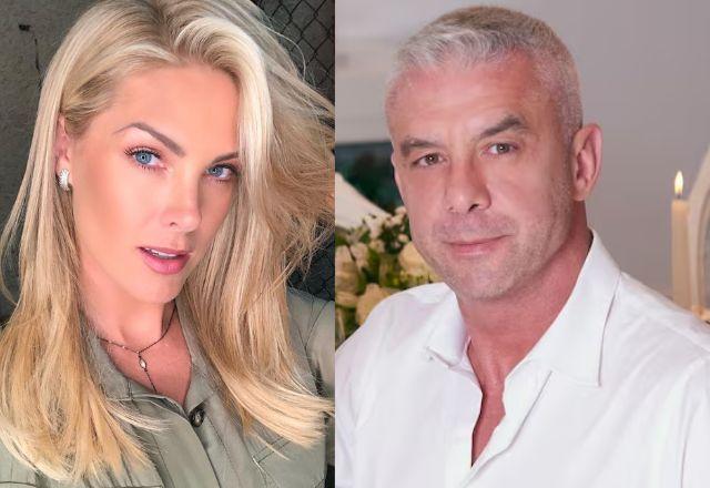 na montagem aparece Ana Hickmann do lado esquerdo, e Alexandre Correa do lado direito