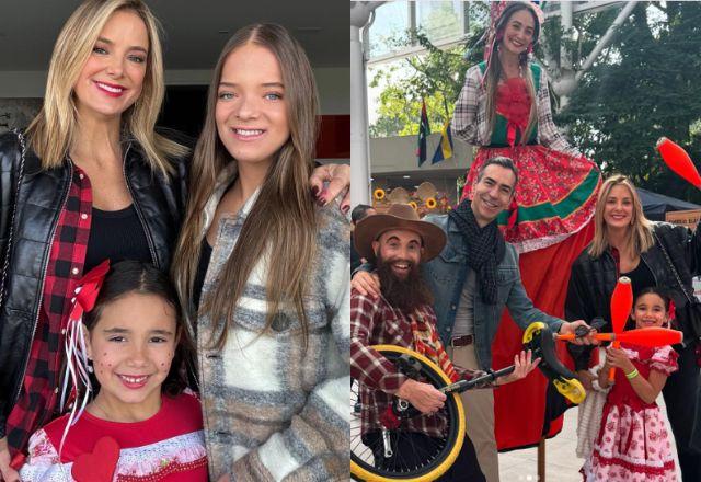 Ticiane Pinheiro e família