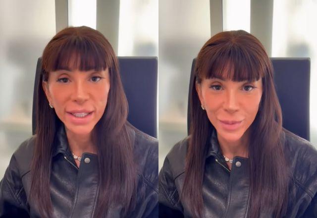 Maya Massafera muda a cor dos olhos e revela reação rara no rosto