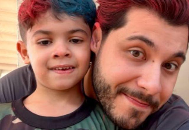 Murilo Huff e filho