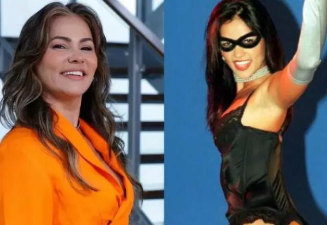Suzana Alves atualmente e como a personagem Tiazinha