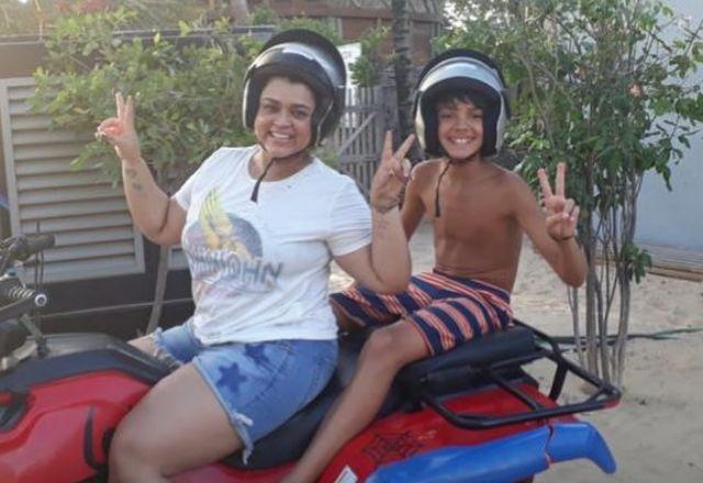 Preta Gil e Bento Gil em foto