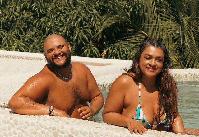 Gominho e Preta Gil em foto