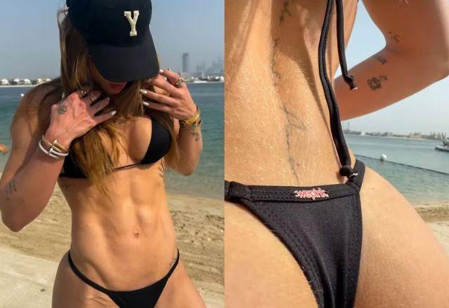 Virginia Fonseca exibe corpo definido e impressiona com veias saltadas em Dubai