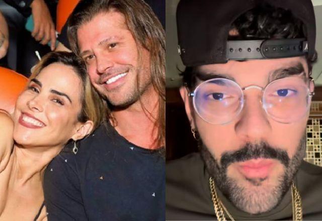 Wanessa e Dado Dolabella de um lado, e Luan Pereira de outro