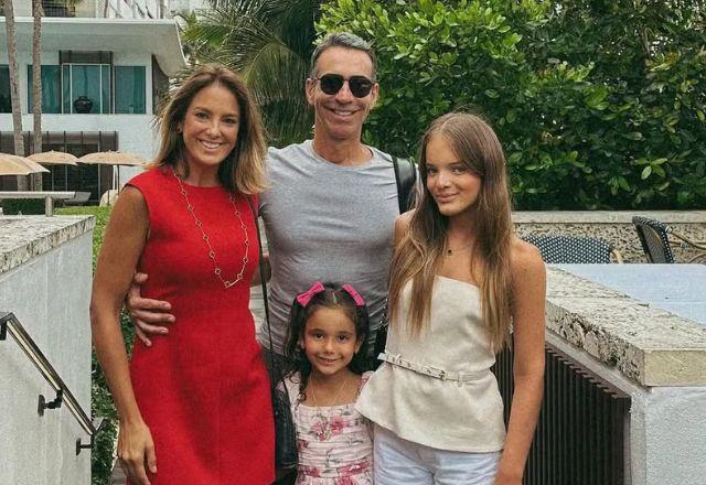 Ticiane Pinheiro e família
