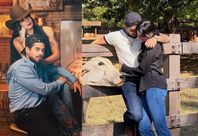 Zé Felipe aparece em clima de romance com Ana Castela