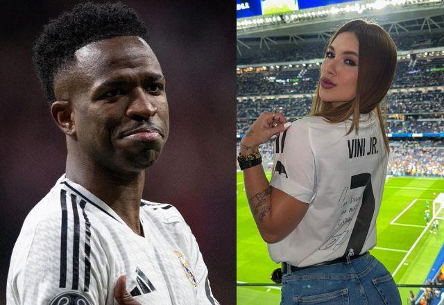 Vini Jr e Virginia Fonseca em foto