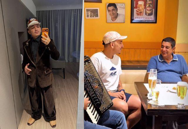 João Gomes volta a beber após encontro com Zeca Pagodinho