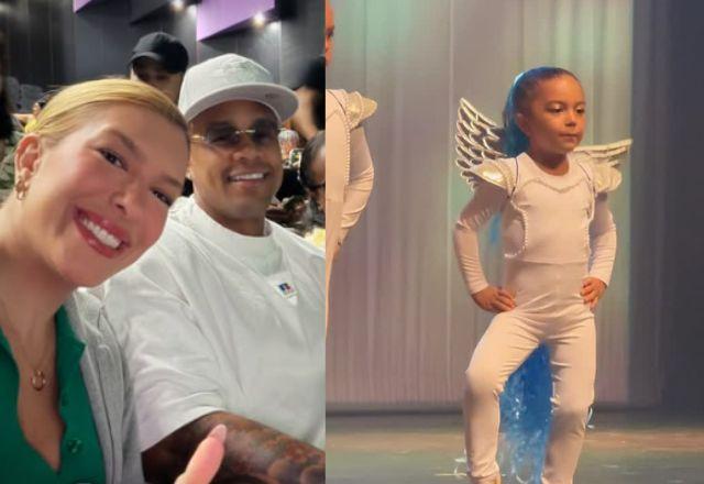 Liz, filha de Leo Santana e Lore Improta impressiona com apresentação de dança