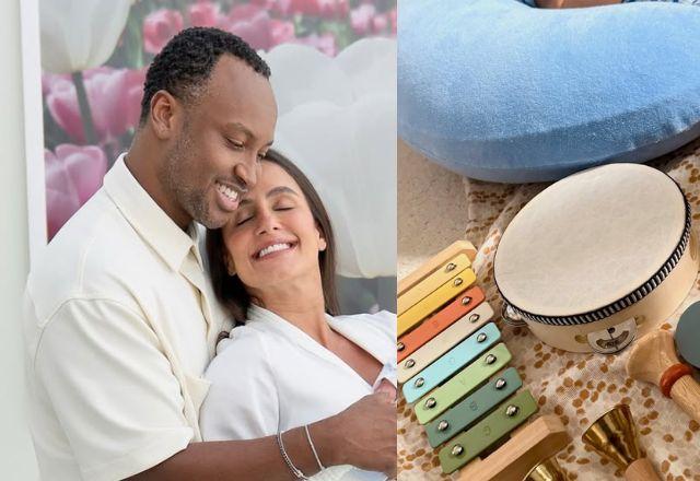 Carol Peixinho publica foto de seu bebê com Thiaguinho a caminho de carreira musical