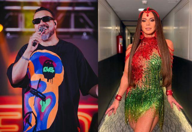 Fãs gritam nome de Viviane Araújo em show e Belo reage: "Me respeitem"