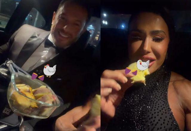 Gracyanne Barbosa e Gabriel Cardoso em foto
