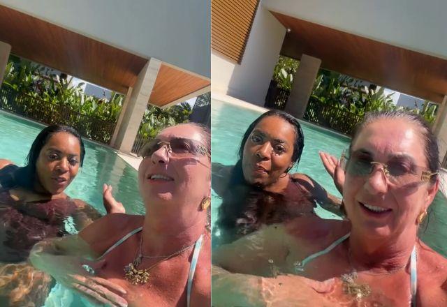 Margareth Serrão e Fernanda Cristina