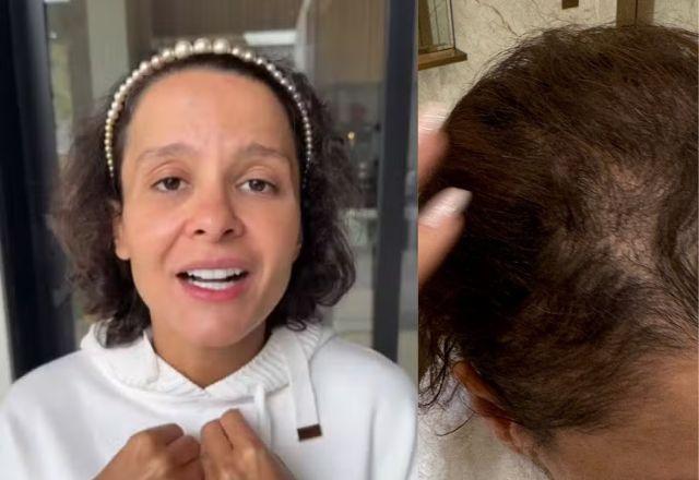 Maiara com o cabelo natural
