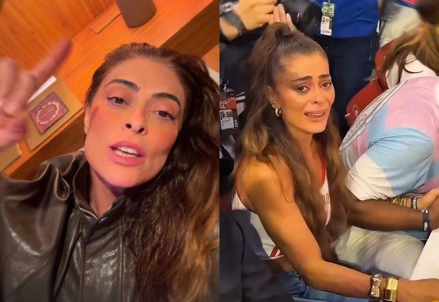 Juliana Paes se pronuncia sobre meme do choro na apuração: "indo longe demais"