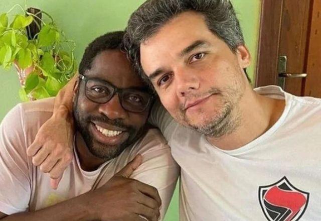 Lázaro Ramos e Wagner Moura