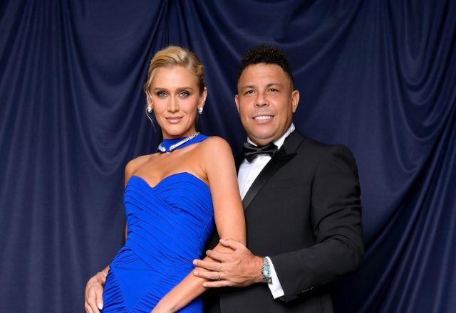 Ronaldo e Celina Locks em foto