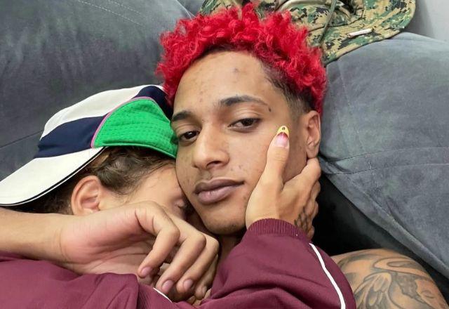 Oruam e Fernanda Valença em foto