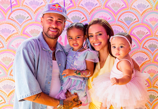 Bruna Biancardi, Neymar e as filhas do casal