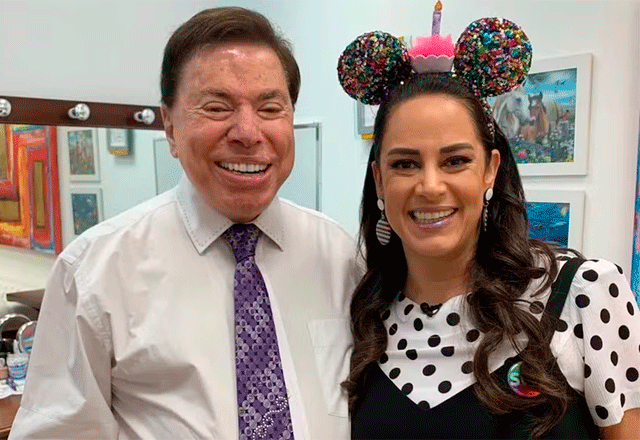 Silvia Abravanel e Silvio Santos