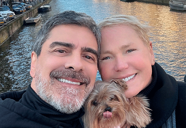 Xuxa Meneghel e Junno Andrade