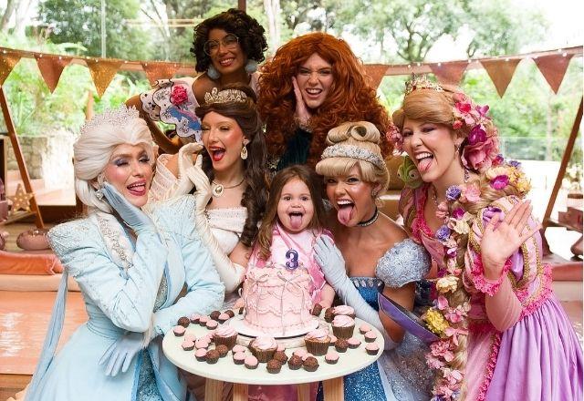 Lua e princesas
