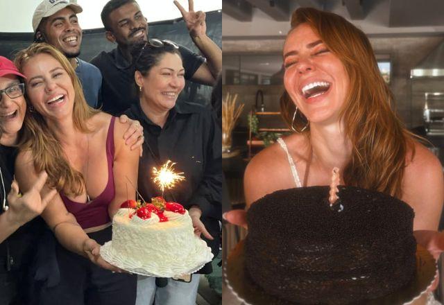 Paolla Oliveira divulga fotos inéditas de seu aniversário de 44 anos