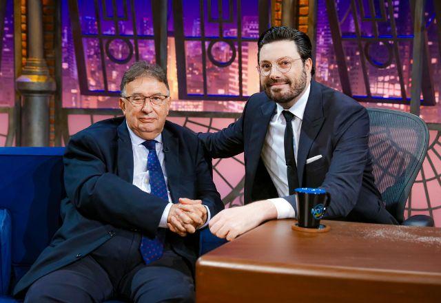 Walter Mendes e Danilo Gentili no The Noite