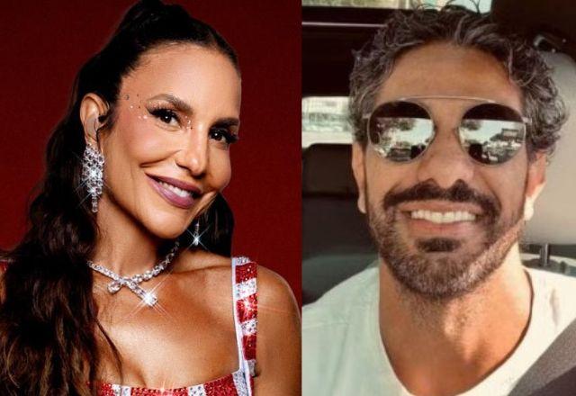 Ivete Sangalo e Tiago Maia em foto