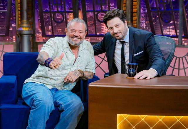 Richard Rasmussen e Danilo Gentili no The Noite