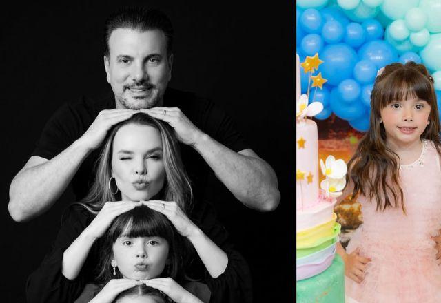 Filha de Thaeme ganha festa encantadora com tema de unicórnio e reúne família em Londrina