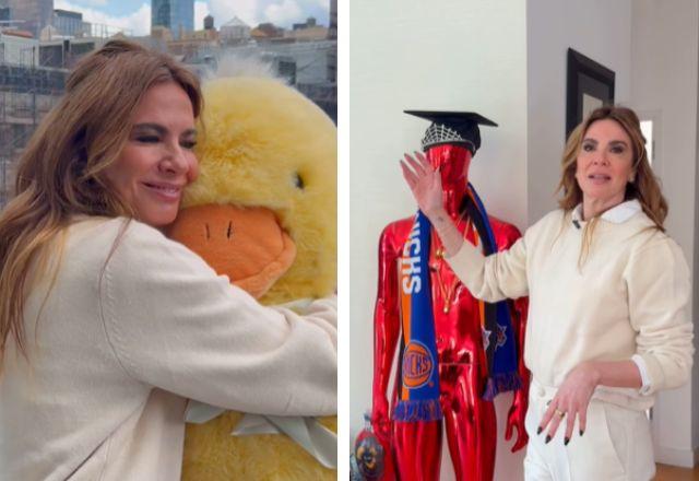 Luciana Gimenez apresente seu apartamento.