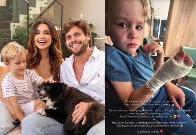 Imagem da notícia: Filho de ex-BBBs sofre acidente com box e preocupa seguidores Imagem da notícia: Filho de ex-BBBs sofre acidente com box e preocupa seguidores